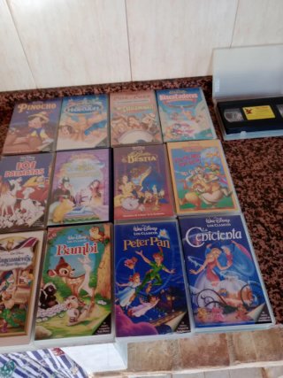 LOTE DE VHS, WALY DISNEY