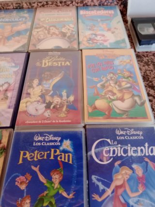 LOTE DE VHS, WALY DISNEY