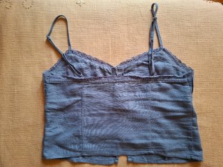 Top lencero de tirantes lino xs