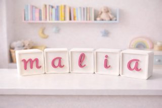 Cubetti di nome per bambini e bambine