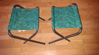 Taburetes Quechua plegables (2 unidades)camping