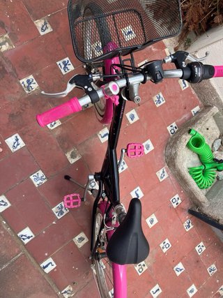 Bicicleta niña rosa Btwin Original 500