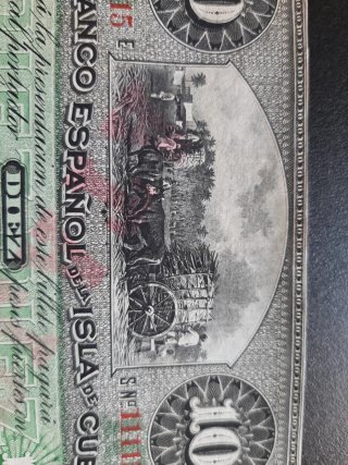 BILLETE 10 PESOS DE 1896 DEL BANCO ESPAÑOL DE CUBA