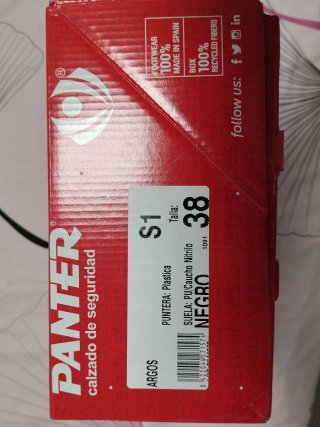 Calzado de seguridad PANTER negro