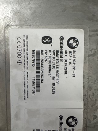 Centralita airbag bmw serie 5 F10