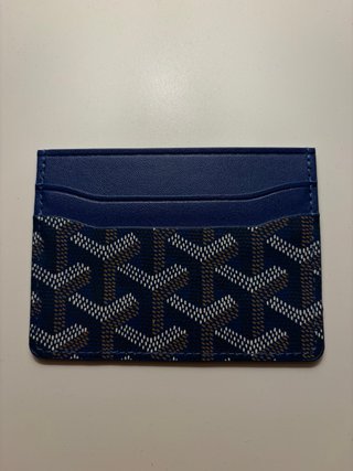 Portacarte Goyard Blu