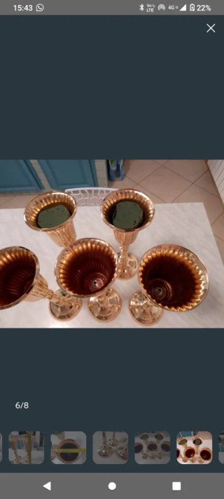 11 spugne verdi per fiori diametro 7cm