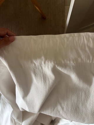 Cortinas blancas de tela