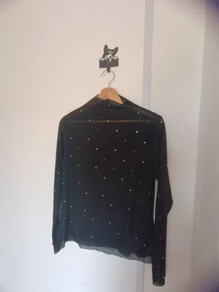 Camiseta H&M Transparente Brillante