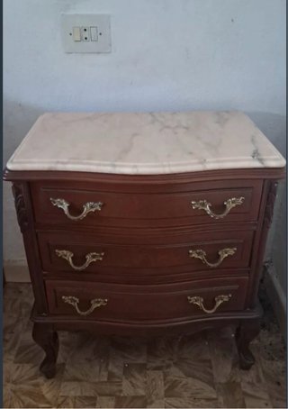 Dormitorio de madera completo vintage
