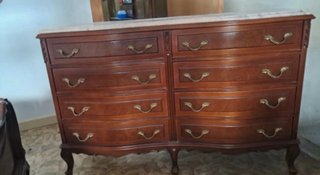 Dormitorio de madera completo vintage