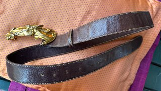 Cintura Gucci Vintage Cavalli Oro