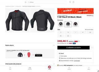 Chaqueta Moto Alpinestars T-GP Plus R-V4