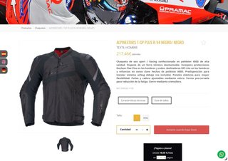 Chaqueta Moto Alpinestars T-GP Plus R-V4