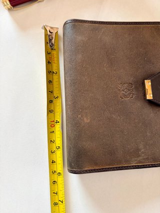Agenda Loewe Vintage Piel Marrón Años 80
