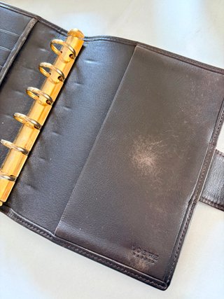 Agenda Loewe Vintage Piel Marrón Años 80