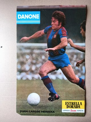Carteles de fútbol vintage Danone