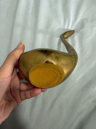 Figura Cisne de bronce Vintage⁠