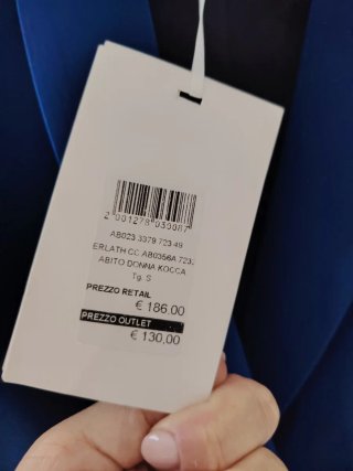 Abito Kocca Berlath Blu Elettrico Nuovo