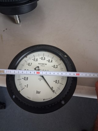Manometro pressione bar classe 0.5