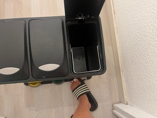 Cubo reciclaje Songmics 3 compartimentos