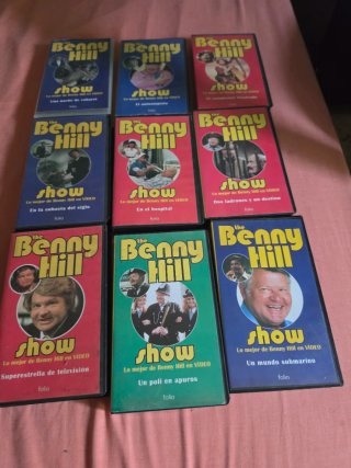 Colección 9 Películas VHS The Benny Hill Show