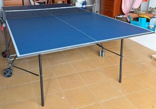 Mesa Ping Pong Plegable con Ruedas