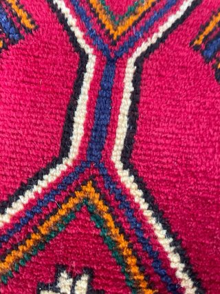Tappeto persiano lana rosso 345x250 iraniano