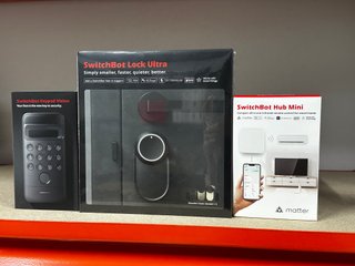 SwitchBot Lock Ultra + Keypad Vision + Hub Mini