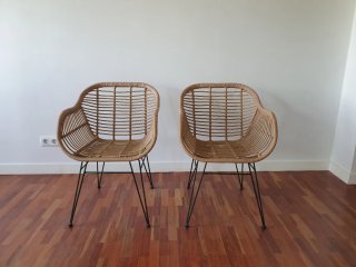 Sillas de Ratan para Terraza (2uds)