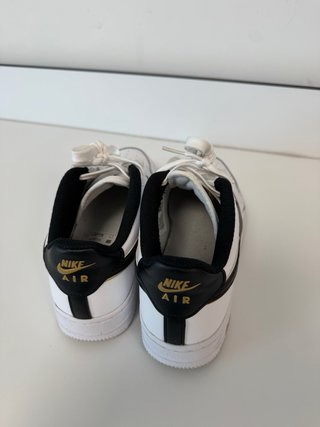 Zapatillas Nike Air Force 1 Blancas Doradas