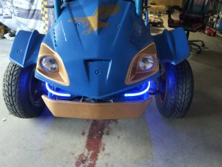 Buggy Kinroad Racer 250 Azul/Dorado