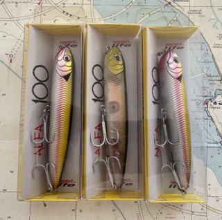 Lote 3 señuelos Spanish Lures ALFA 100 - 231