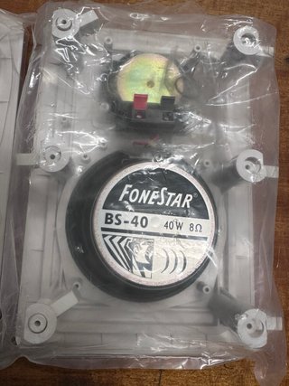 Fonestar Altavoz Empotrable techo,40W (2 Unidades)
