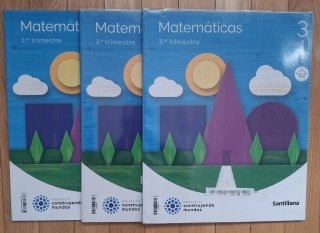 Libros Matematicas 3 Primaria, Santillana