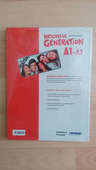 NOUVELLE GENERATION A1/A2 LIVRE/EXERCICES+CD+DVD