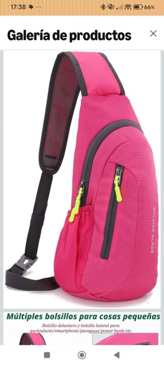 Bolso de senderismo unisex