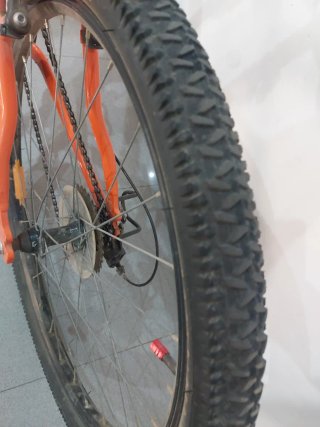 Bicicleta Montaña Rockrider ST 500 Naranja