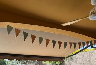 Decoración, vajilla para revelación de sexo