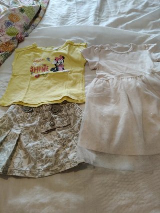Set 9 pezzi abbigliamento bambina 2/3 anni