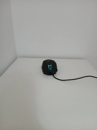 Ratón Gaming G-lab negro con Luces LED.