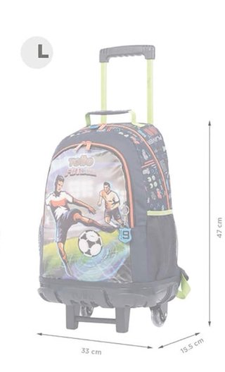 Mochila Totto Fútbol con Ruedas
