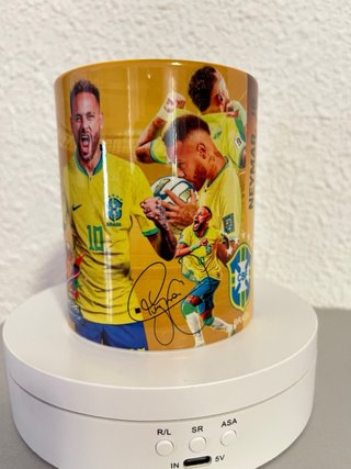 Taza y posavasos Neymar Jr. Brasil