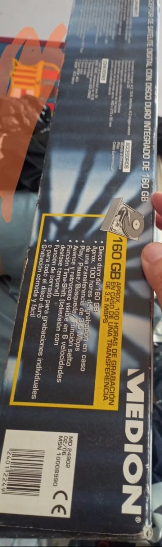 Receptor Satélite Medion con  160GB Disco Duro