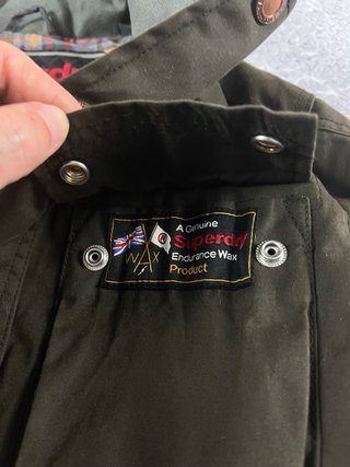 Cazadora Superdry marrón militar field jacket S