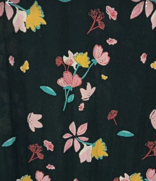 Vestido largo floral tirantes