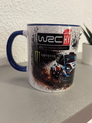 Taza Ford WRC Rally Cerámica Azul