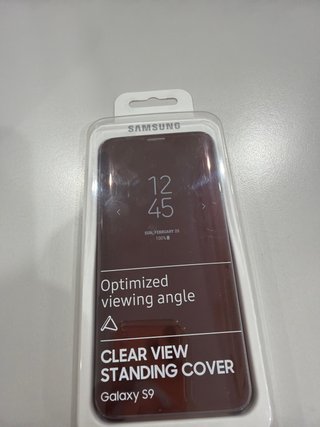 Custodia Samsung Clear View Standing Cover Galaxy S9
