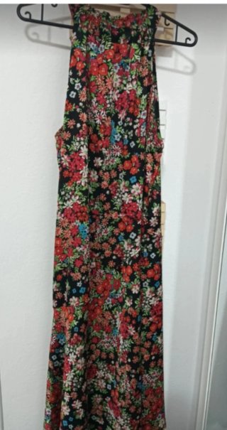 Vestido de tirantes estampado floral