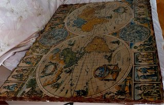 Mappamondo antico anni '40-'50